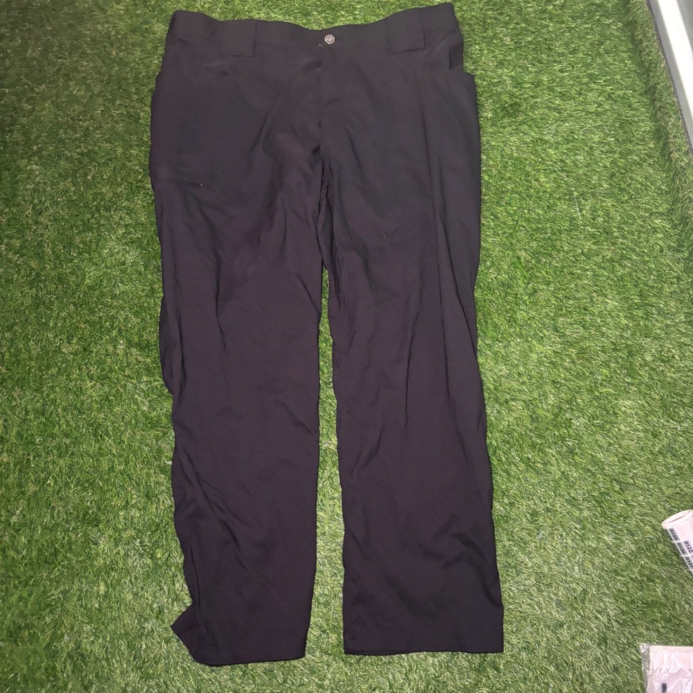 Duluth Trading Co Dry on the Fly Relaxed Fit Cargo Pants Mens 42x30 Black Nylon